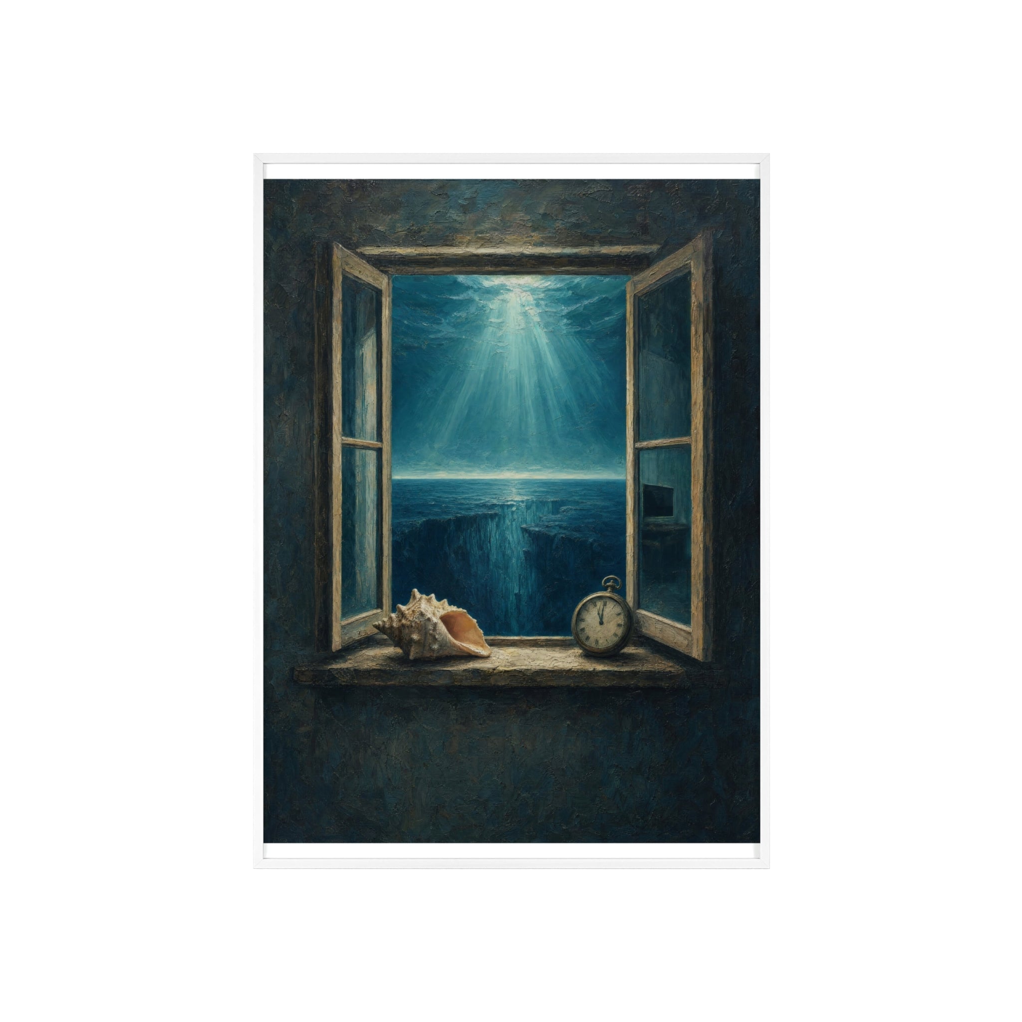 La ventana del ahogado — Cuadro enmarcado