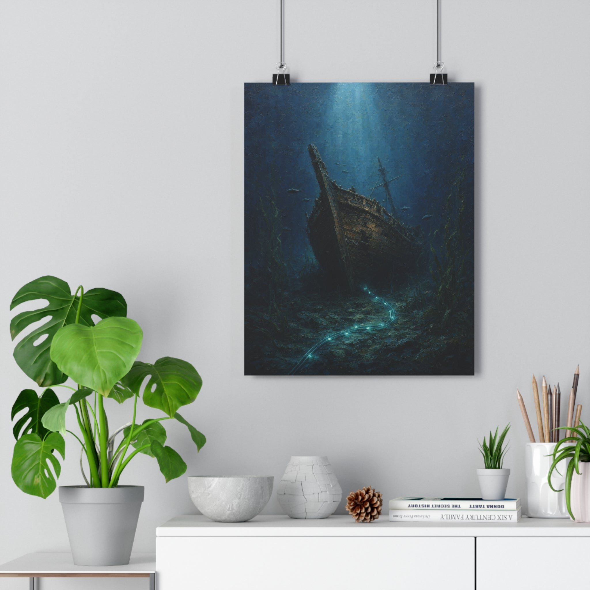 Naufragio con fibra — Lámina giclée