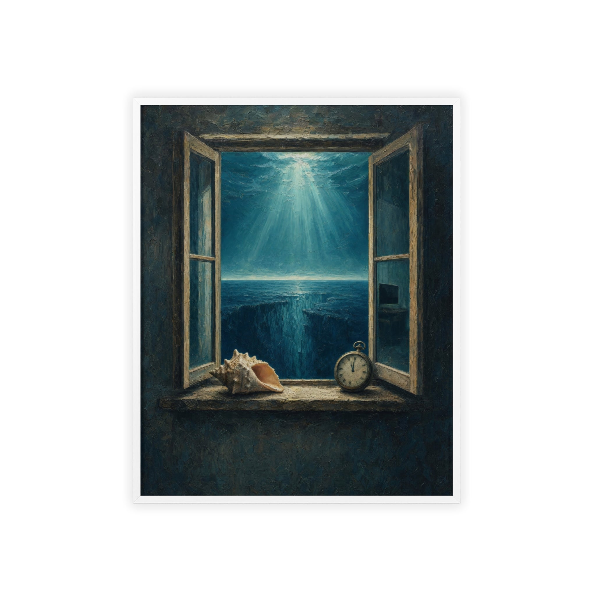 La ventana del ahogado — Cuadro enmarcado