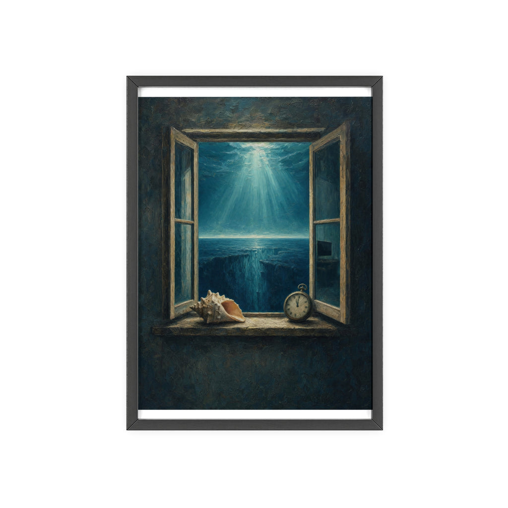 La ventana del ahogado — Cuadro enmarcado