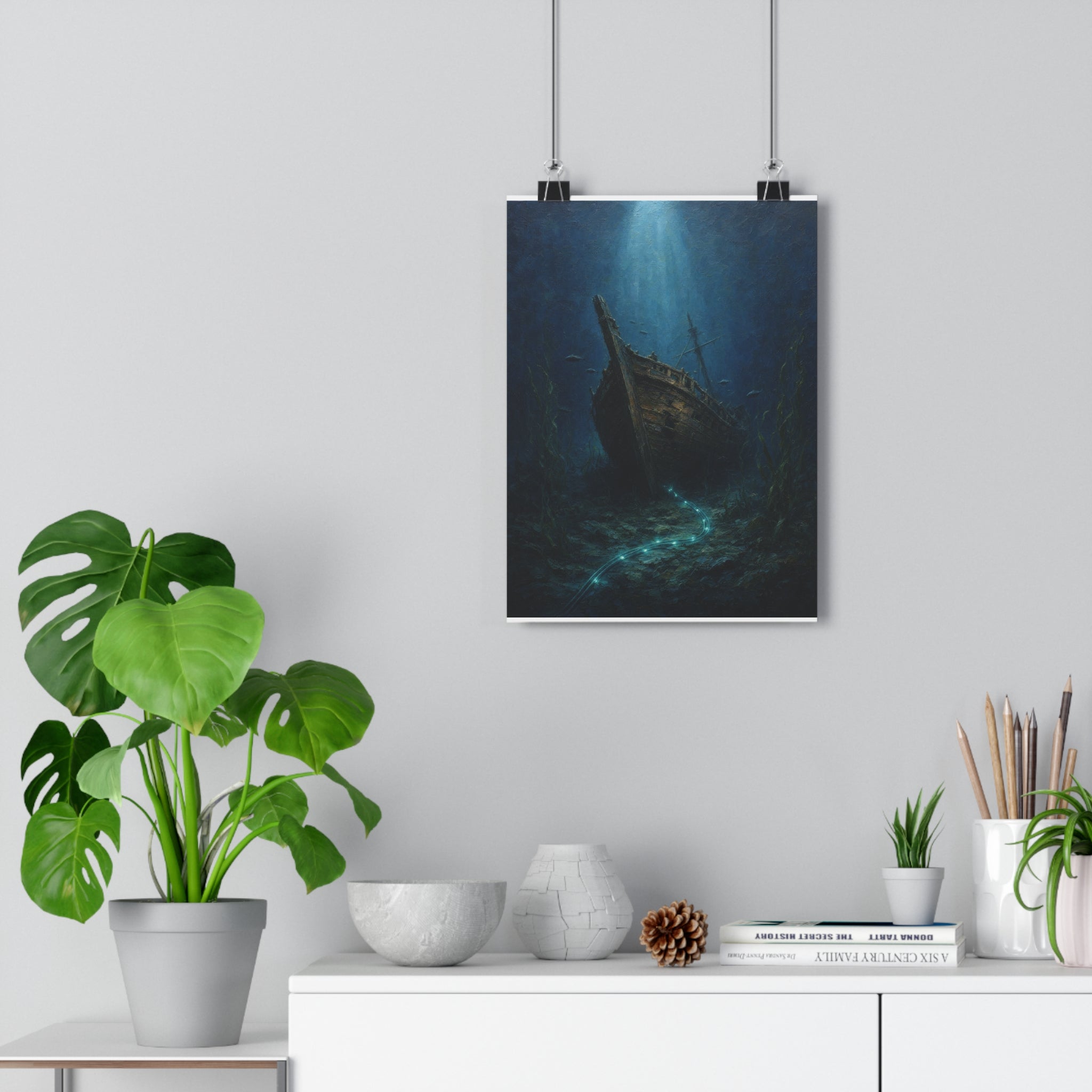 Naufragio con fibra — Lámina giclée