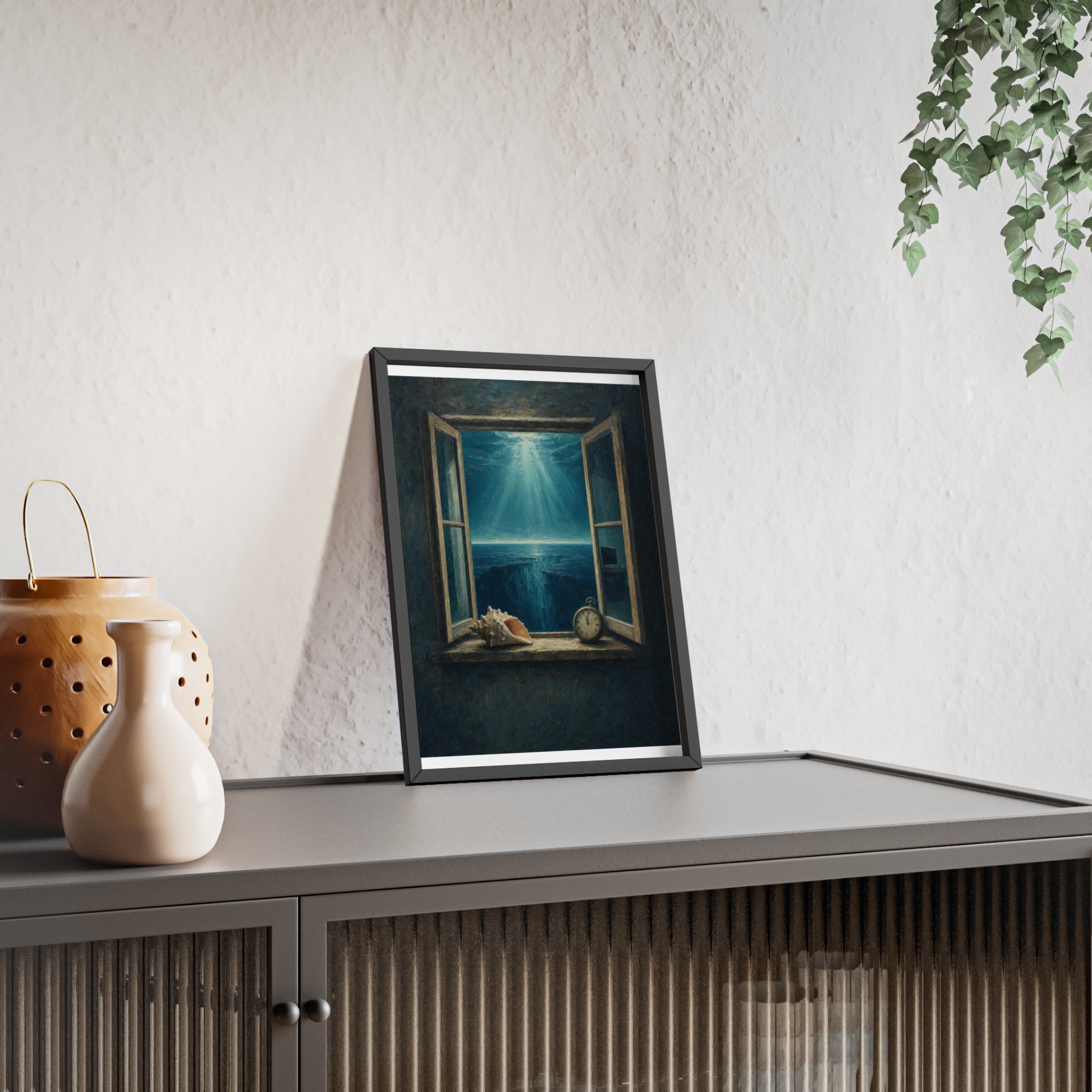 La ventana del ahogado — Cuadro enmarcado