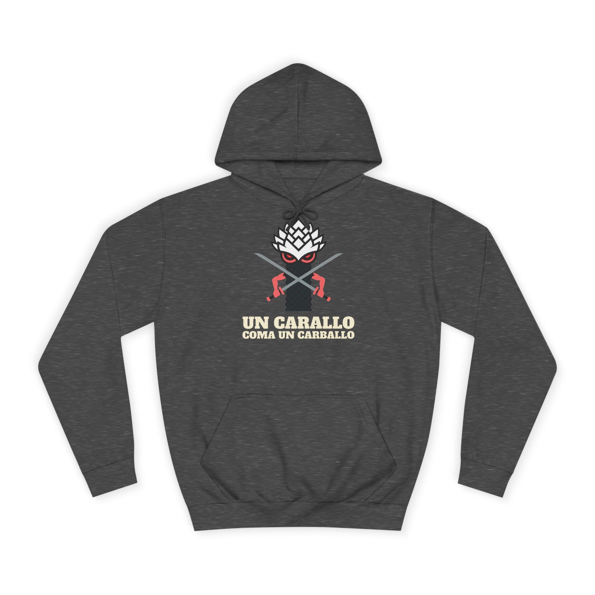 Percebe Guerreiro — Sudadera College (deseño diante e detrás)