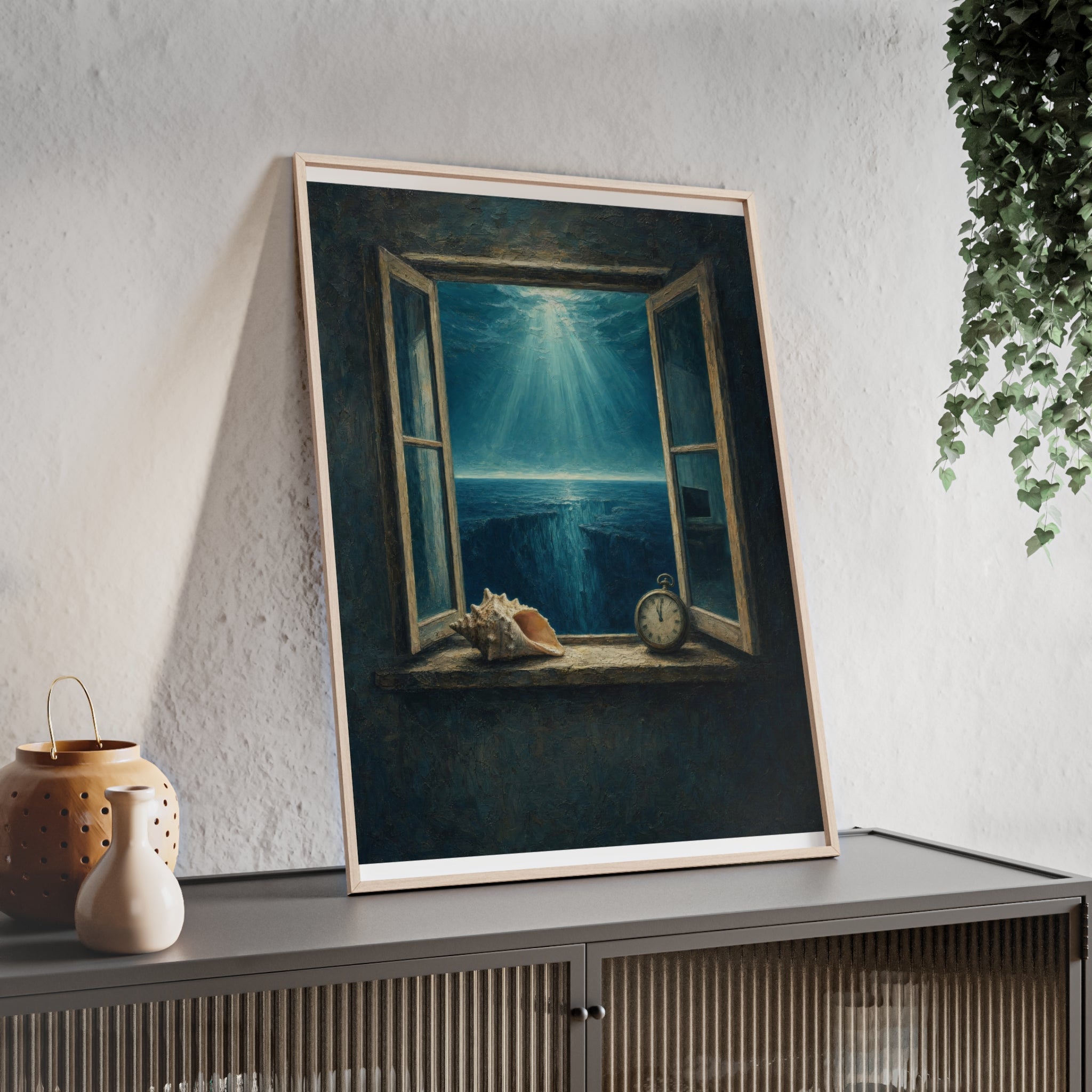 La ventana del ahogado — Cuadro enmarcado