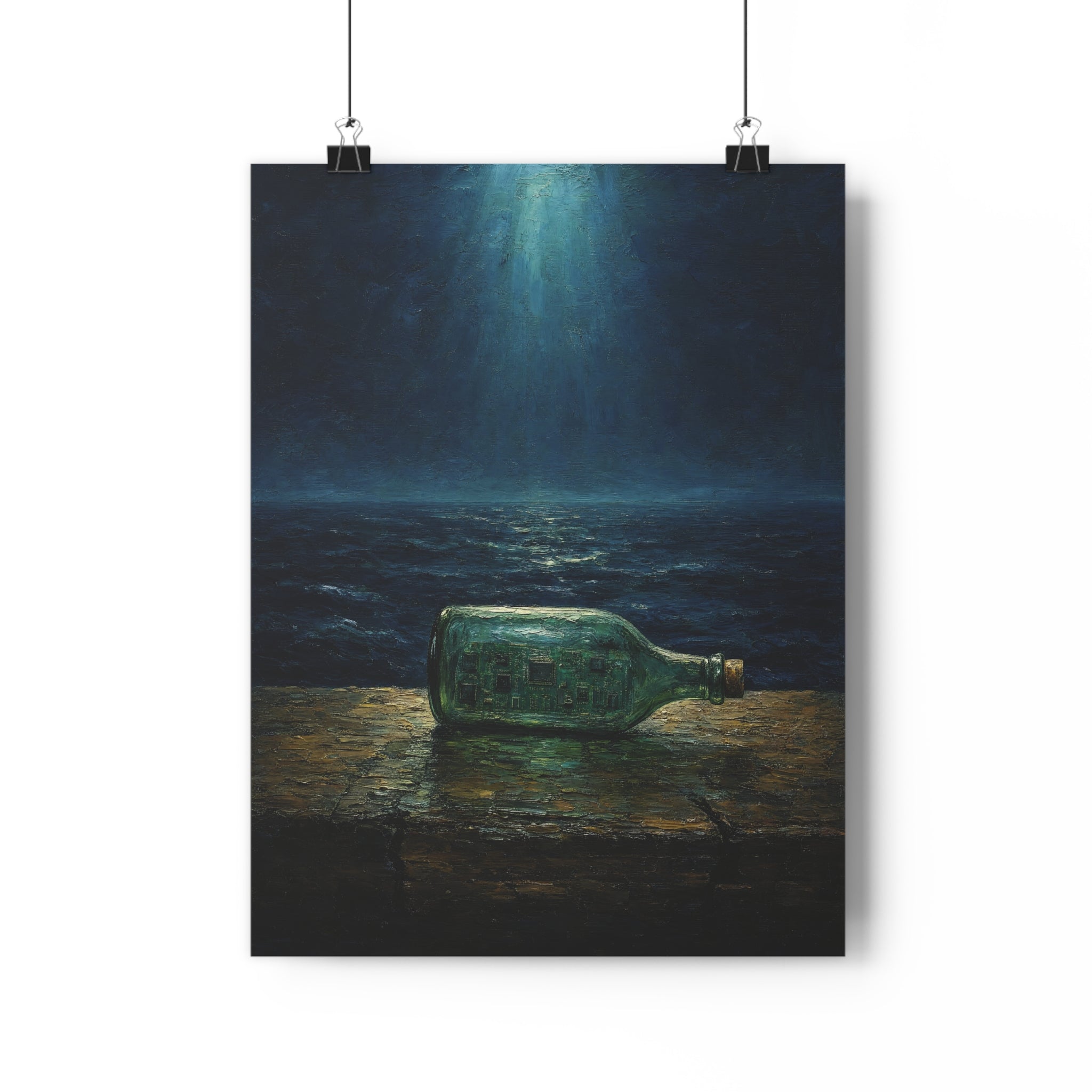 Barco en la botella — Lámina giclée
