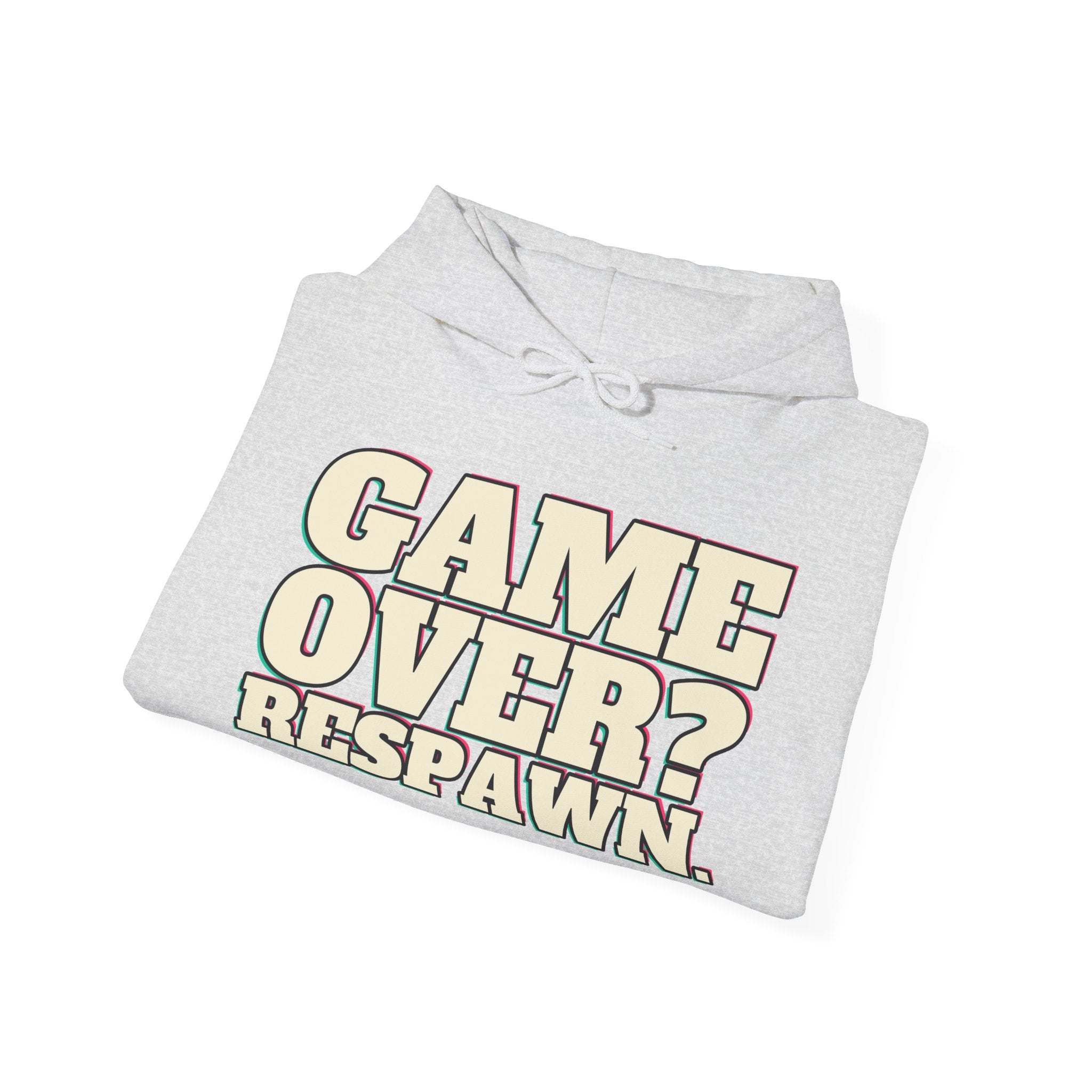 Game Over? Respawn — Sudadera con capucha