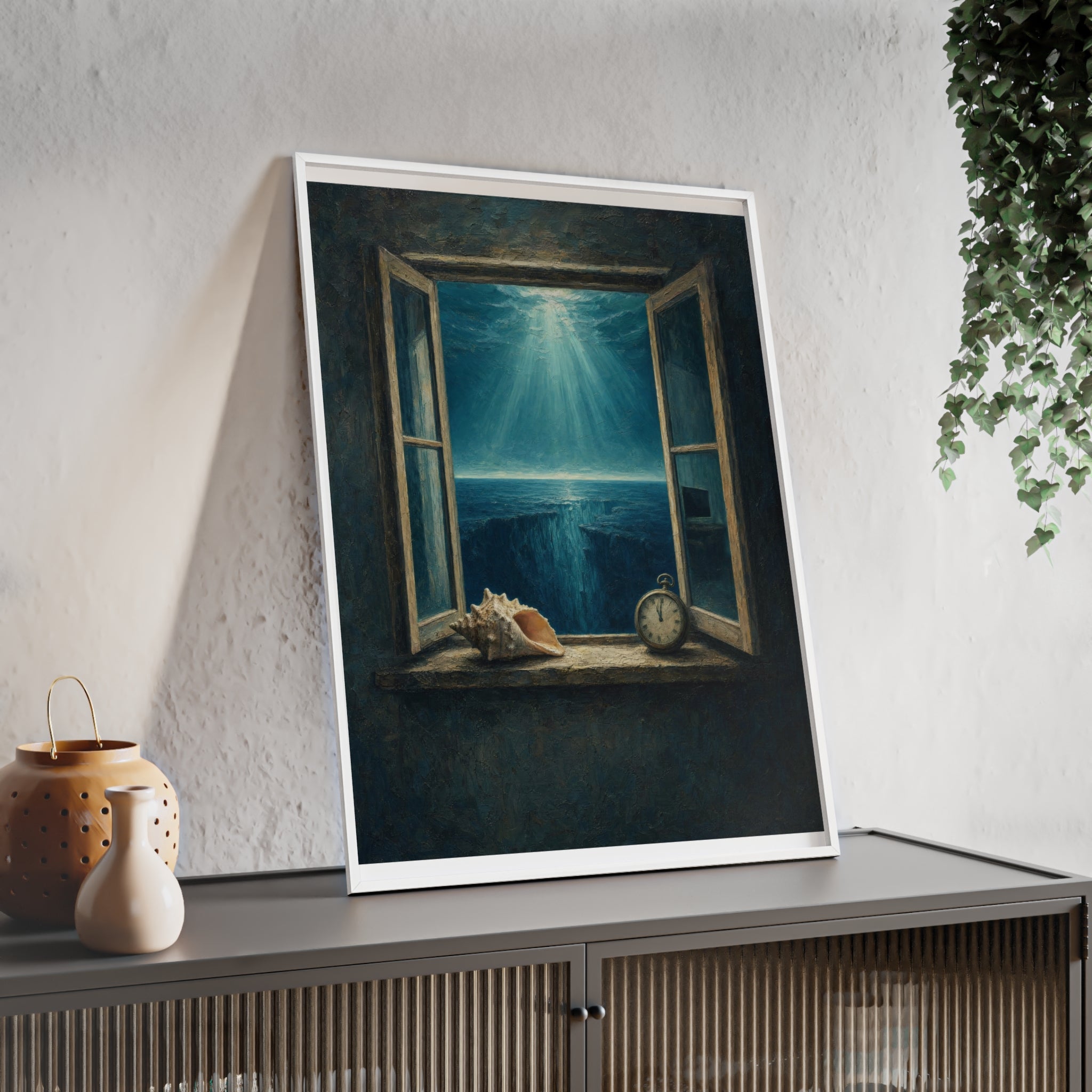 La ventana del ahogado — Cuadro enmarcado