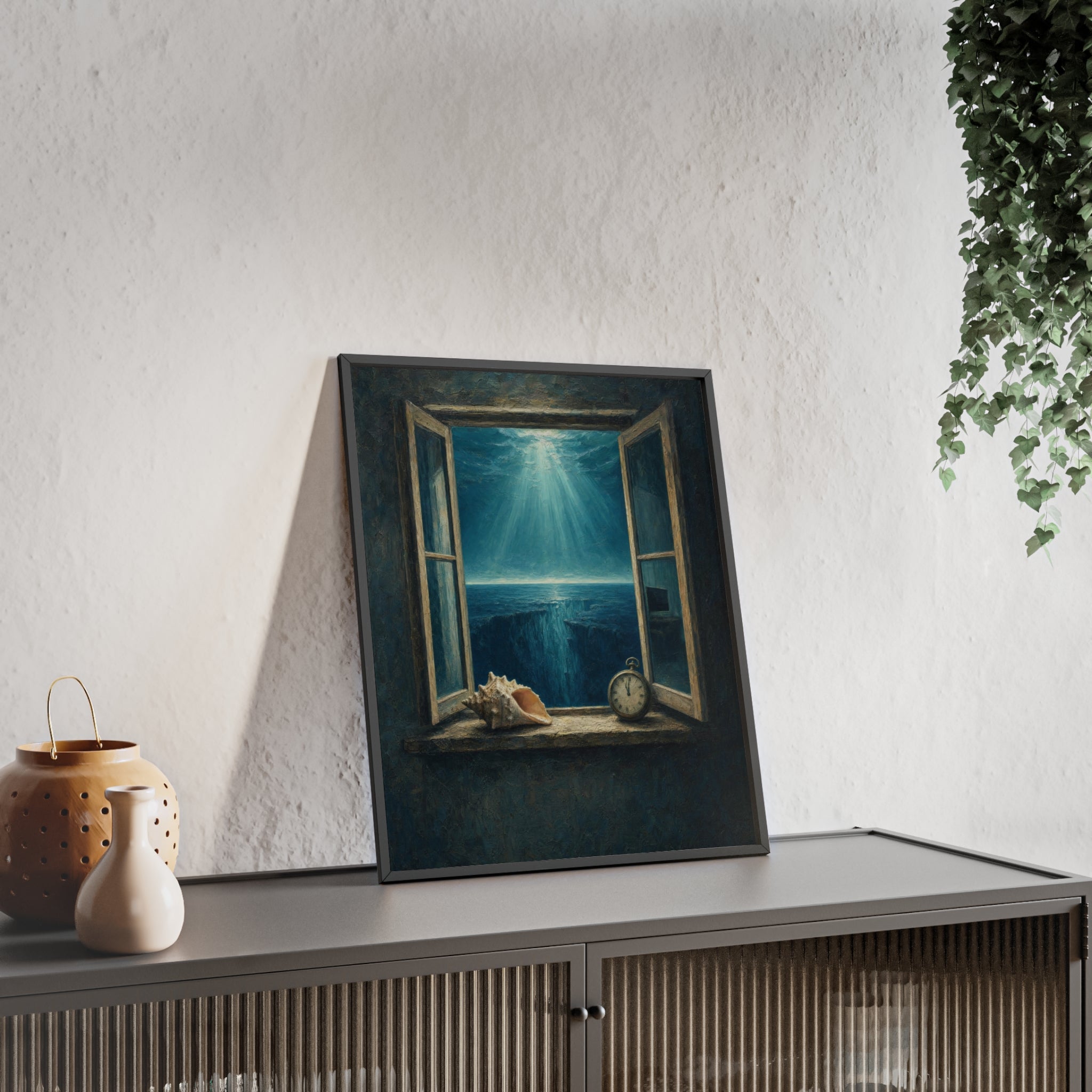 La ventana del ahogado — Cuadro enmarcado