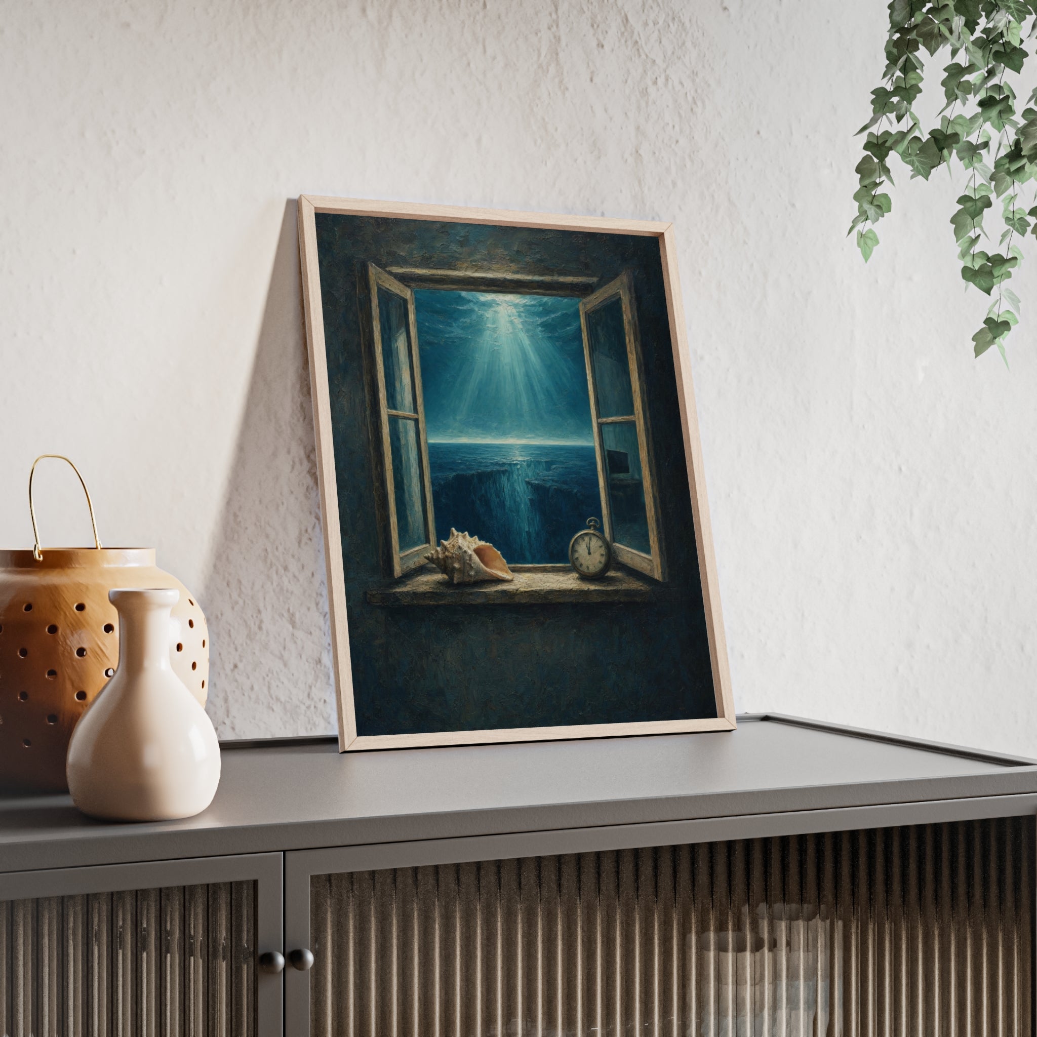 La ventana del ahogado — Cuadro enmarcado