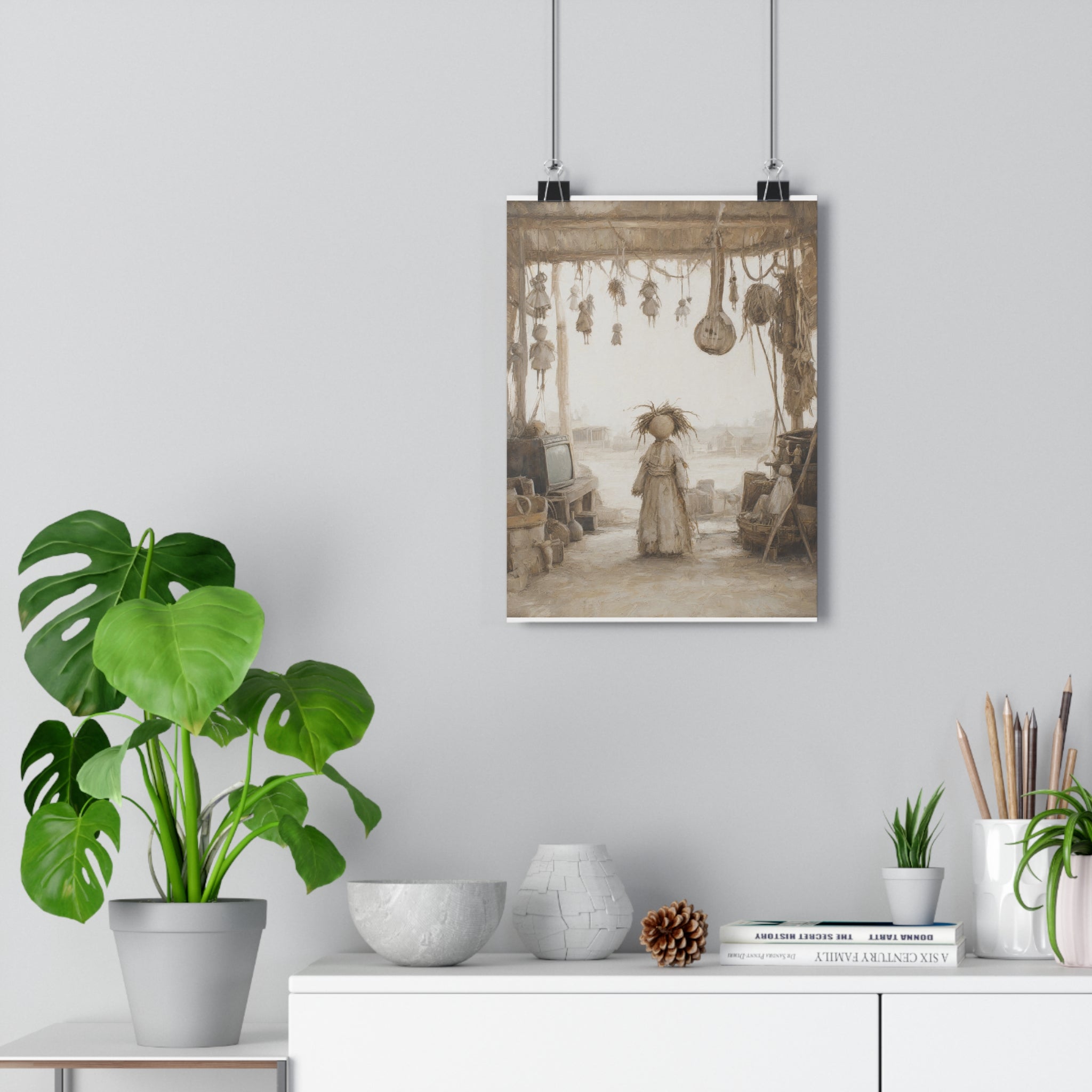 El taller del castillete — Lámina giclée