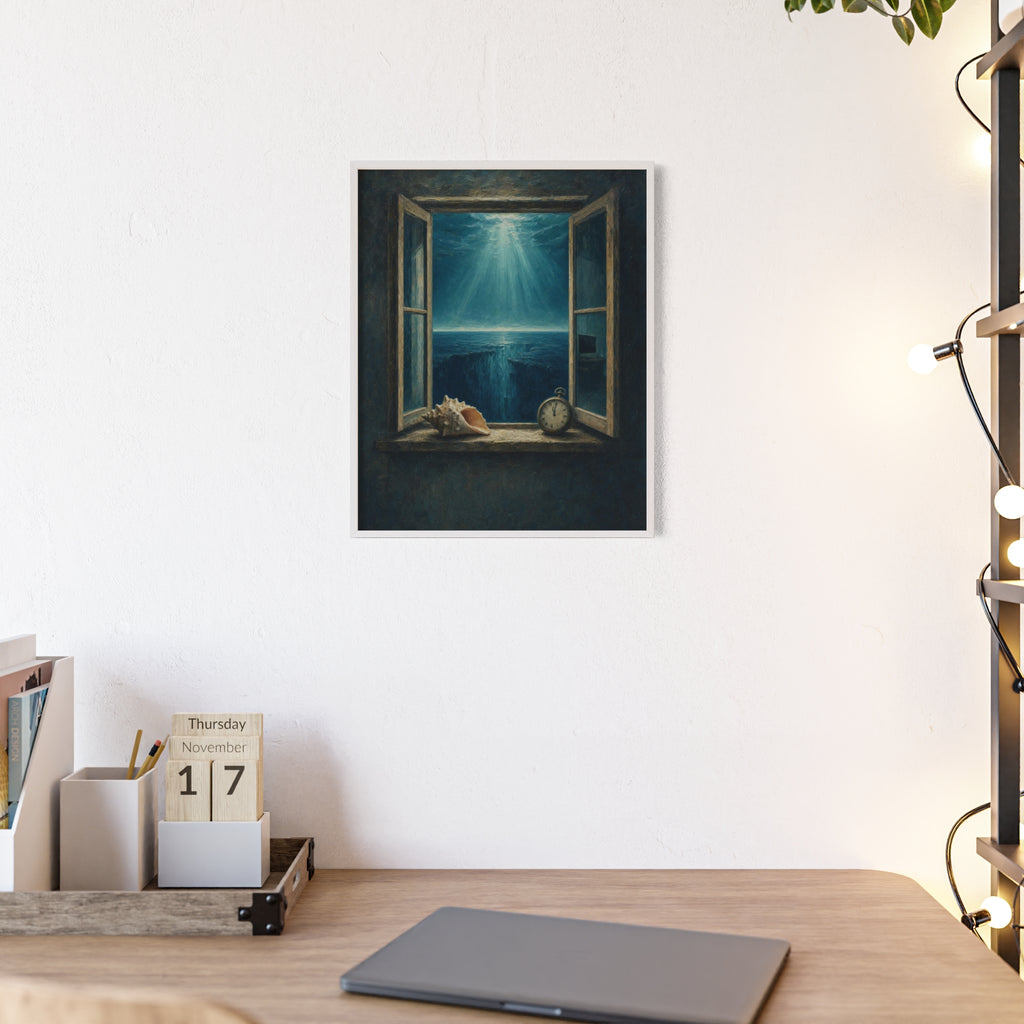 La ventana del ahogado — Cuadro enmarcado