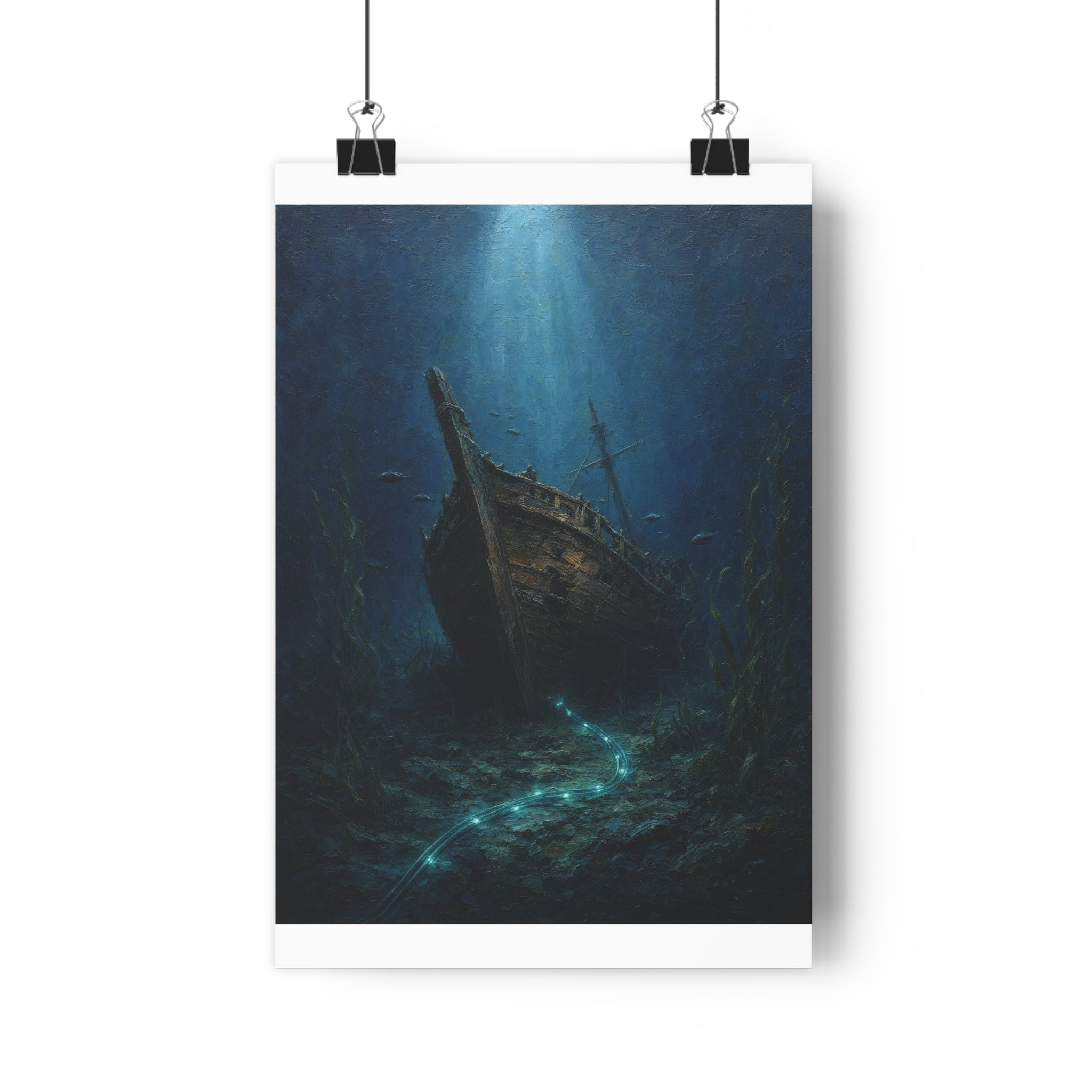 Naufragio con fibra — Lámina giclée