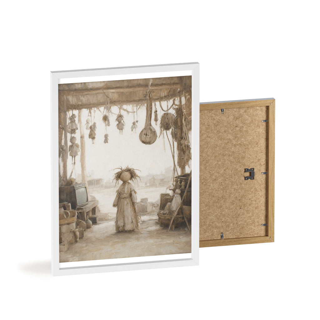 El taller del castillete — Cuadro enmarcado