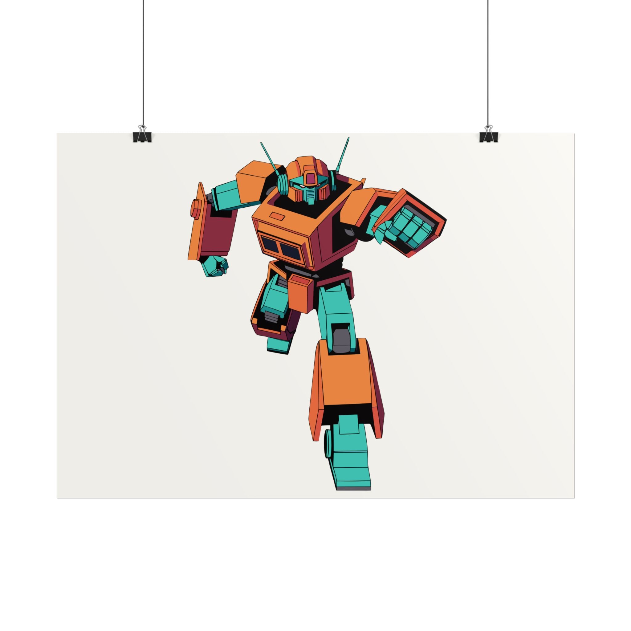 Mecha Retro 80s — Lámina