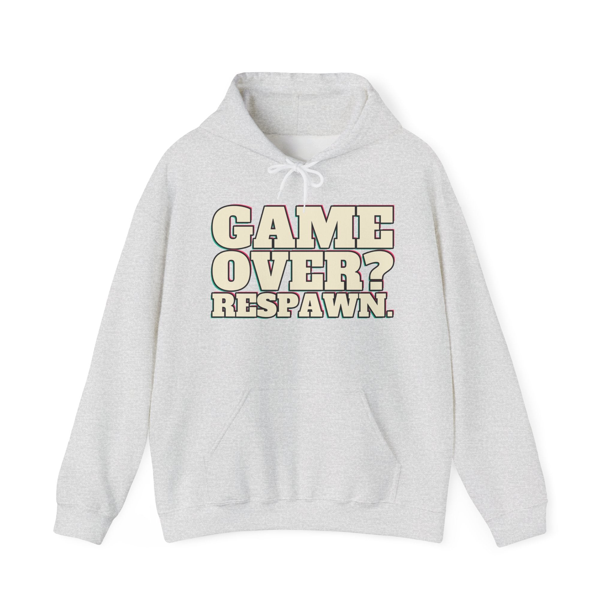 Game Over? Respawn — Sudadera con capucha