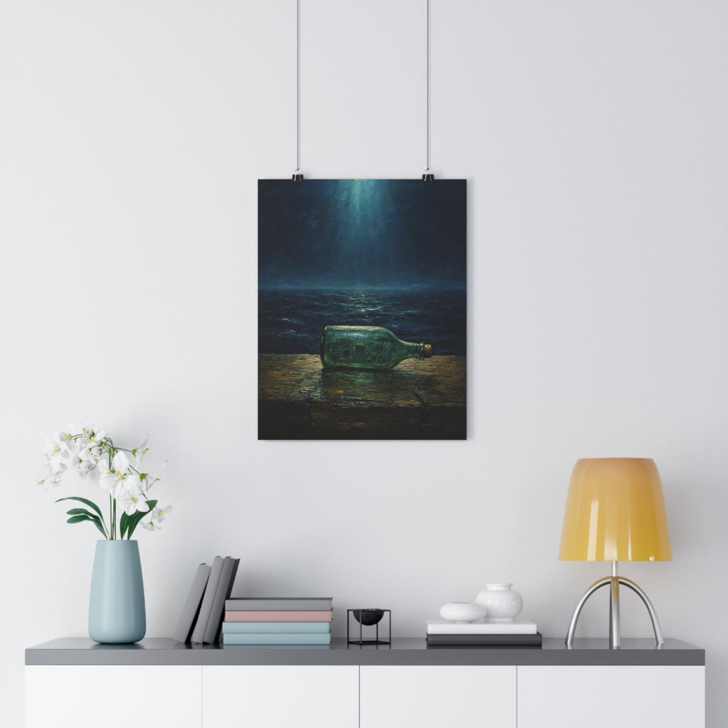 Barco en la botella — Lámina giclée