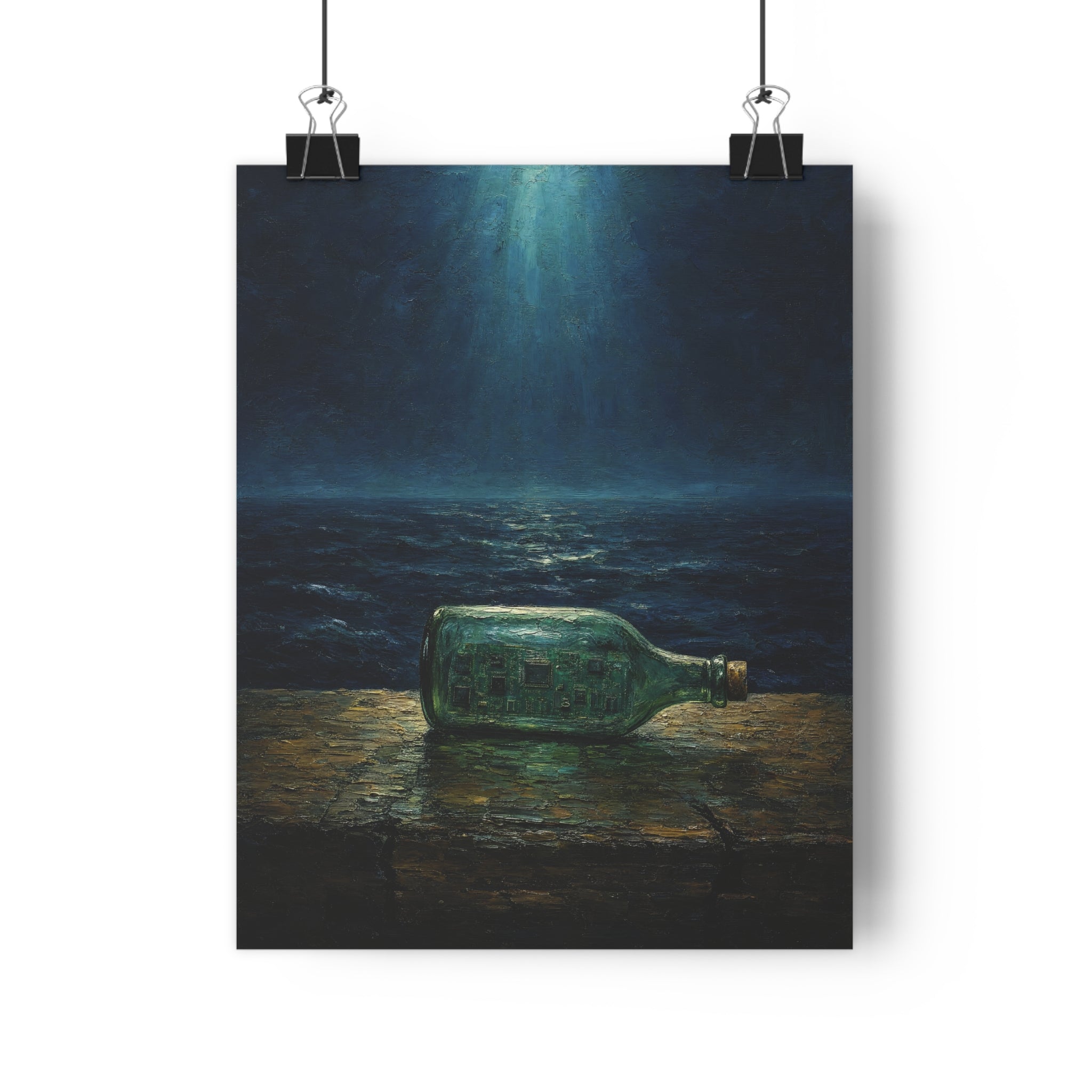 Barco en la botella — Lámina giclée