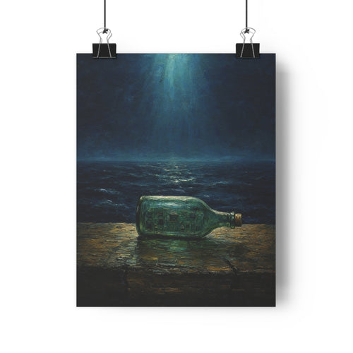 Barco en la botella — Lámina giclée