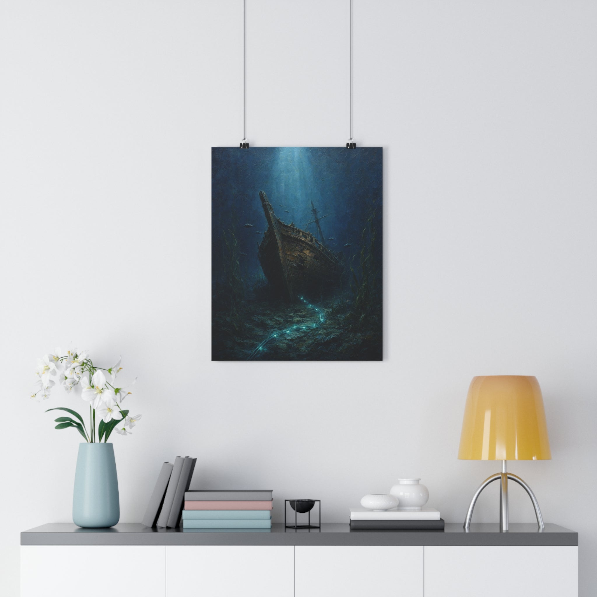 Naufragio con fibra — Lámina giclée