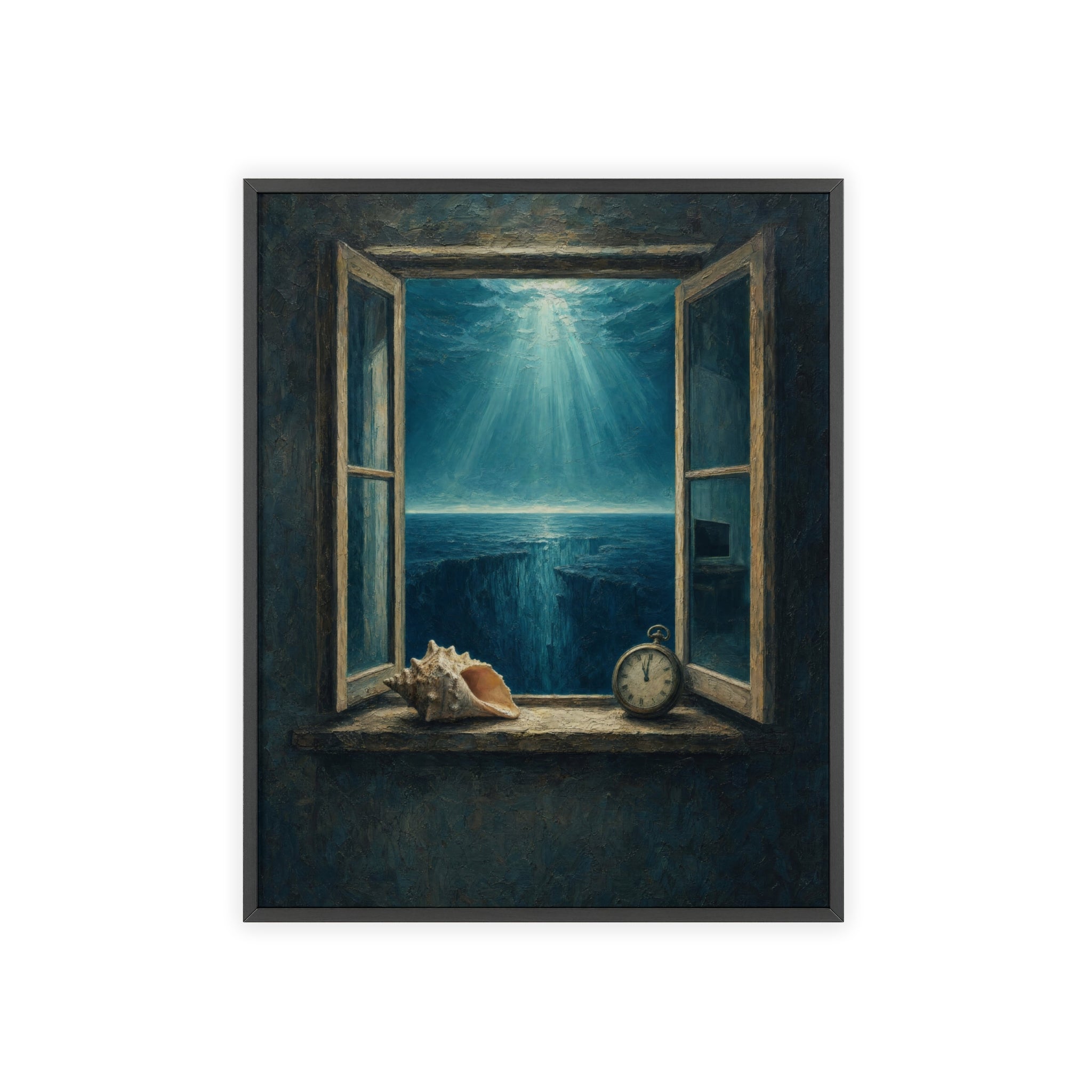 La ventana del ahogado — Cuadro enmarcado