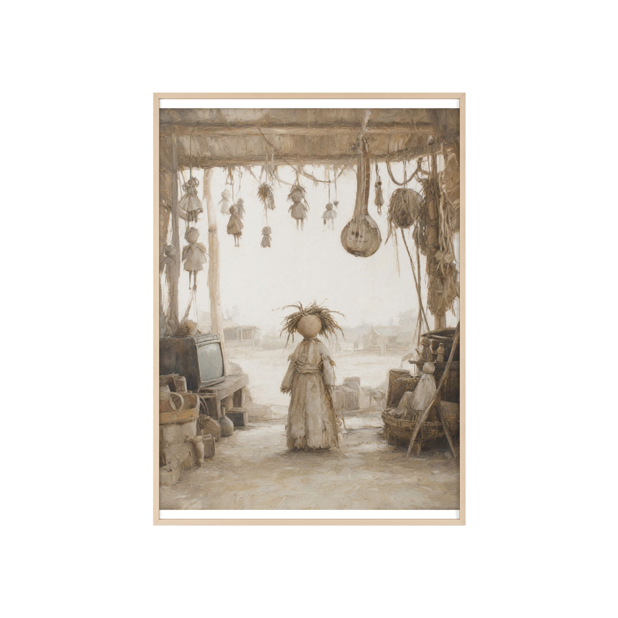 El taller del castillete — Cuadro enmarcado