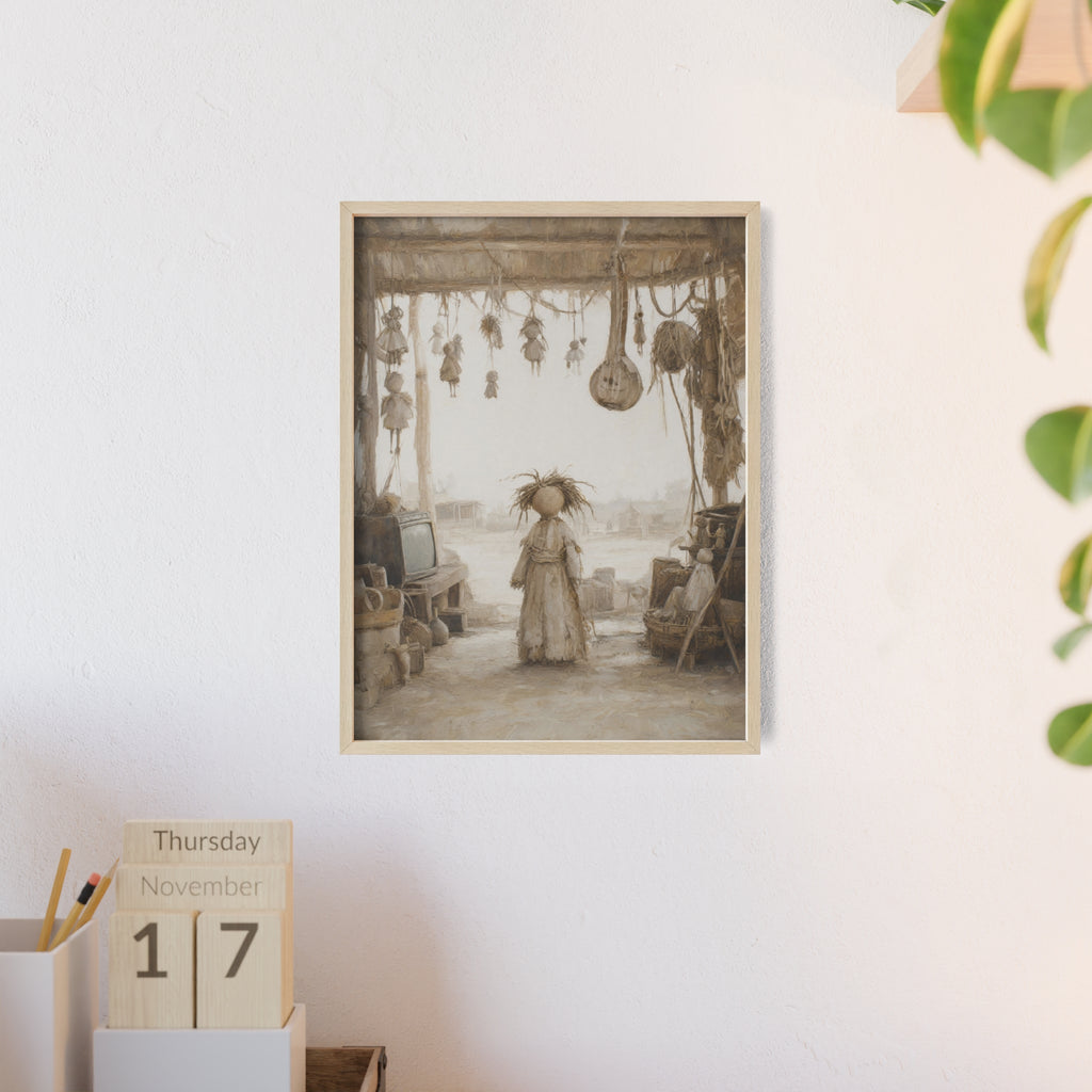 El taller del castillete — Cuadro enmarcado