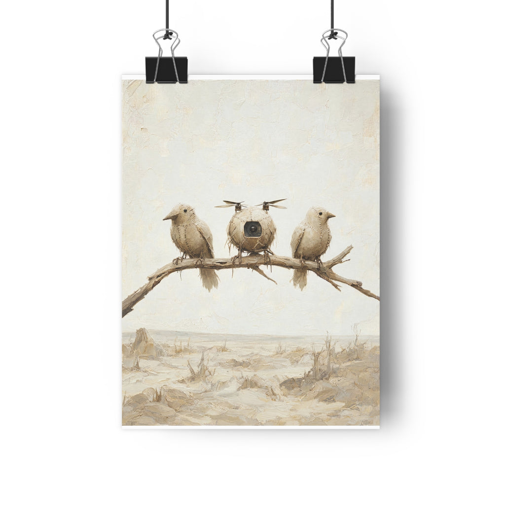 Los pájaros de trapo — Lámina giclée