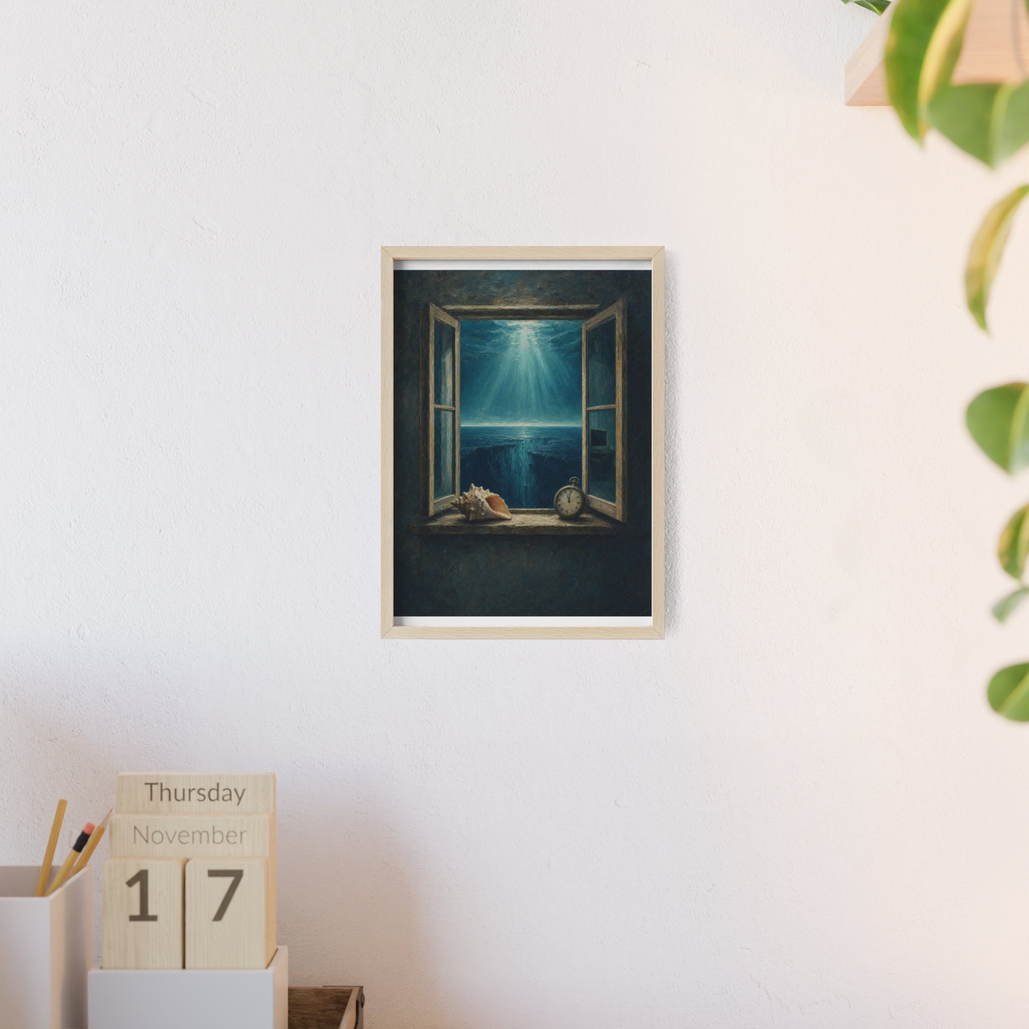 La ventana del ahogado — Cuadro enmarcado