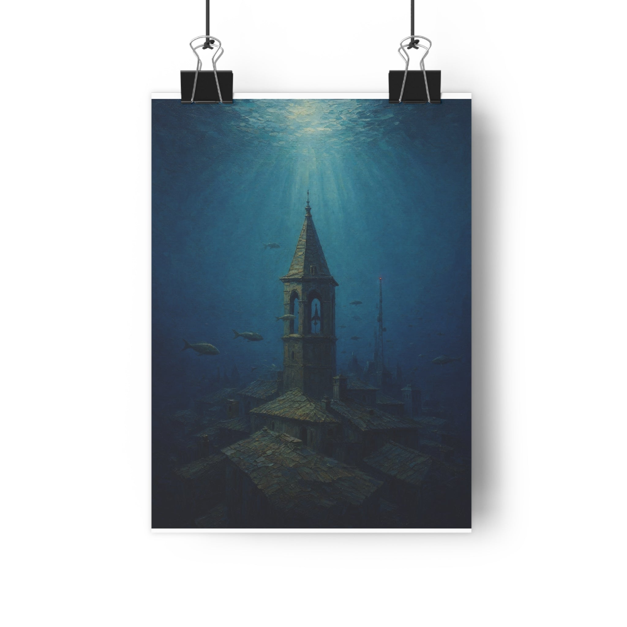 Ciudad sumergida — Lámina giclée